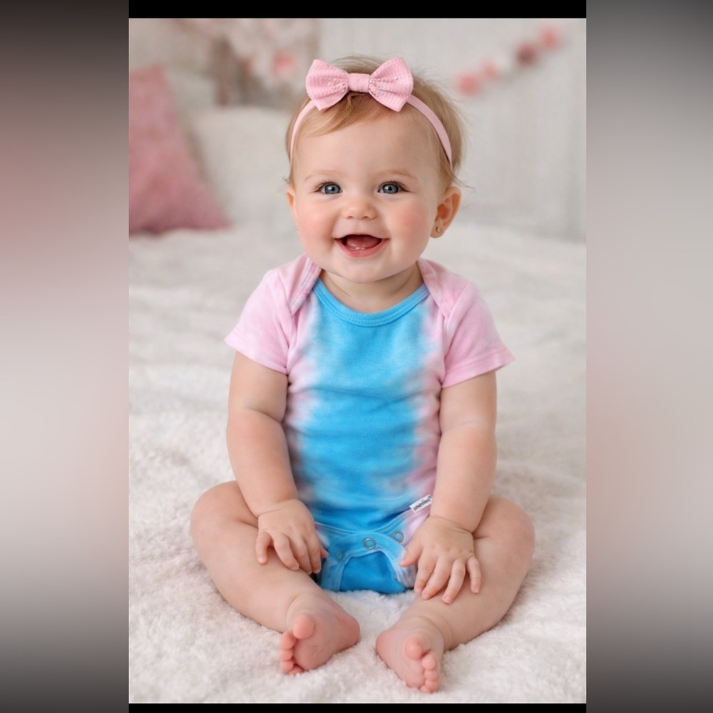 #6 Tie dye baby onesie